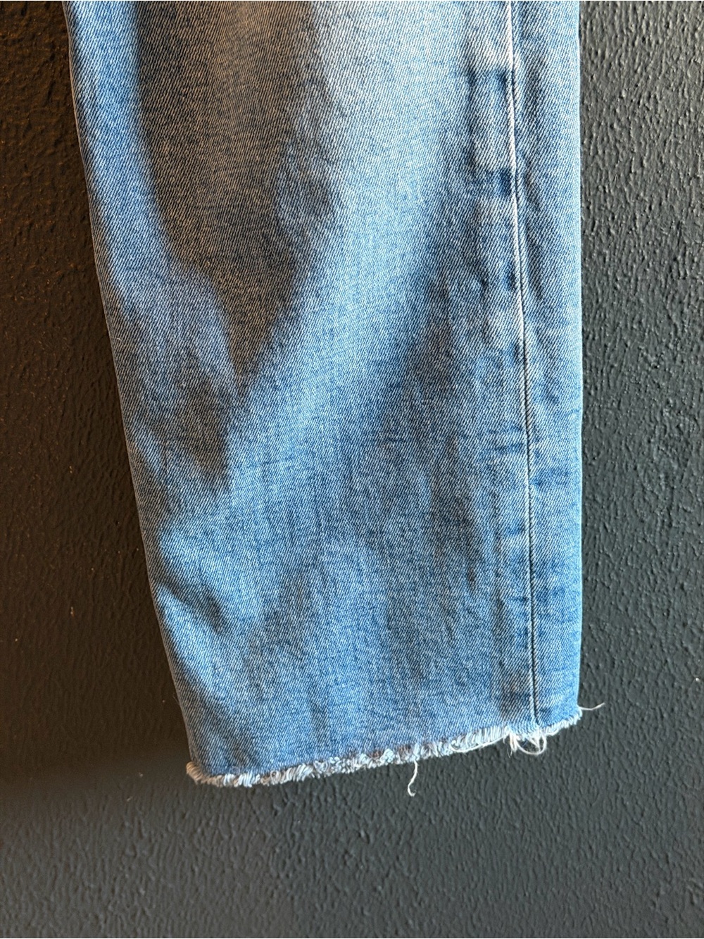 MOTHER Light Blue Slim Straight Jeans - Picture 3 of 15